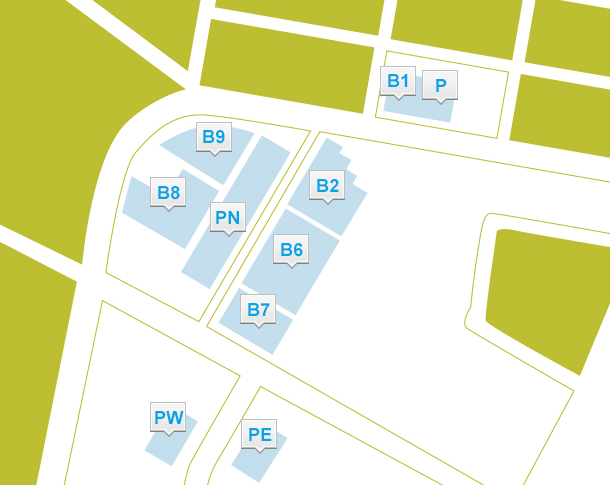 Map of the Cambridge Campus