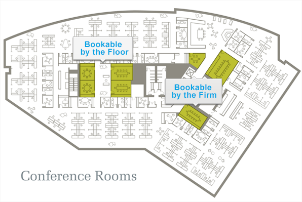 Map of Conference Rooms